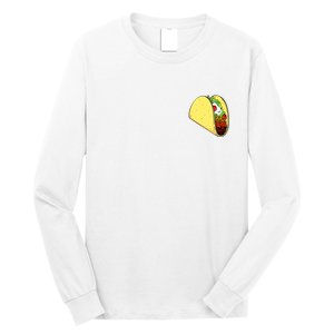 Front And Back Not Your Breakfast Taco Biden Rnc Long Sleeve Shirt