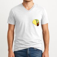 Front And Back Not Your Breakfast Taco Biden Rnc V-Neck T-Shirt