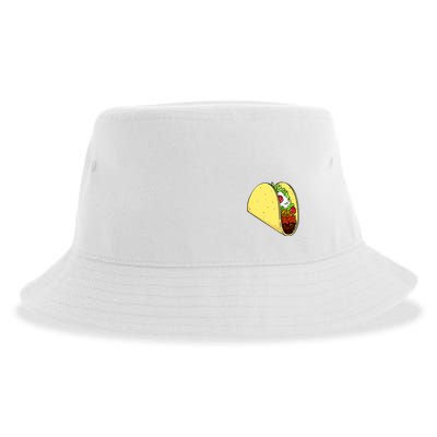 Front And Back Not Your Breakfast Taco Biden Rnc Sustainable Bucket Hat