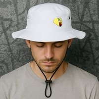 Front And Back Not Your Breakfast Taco Biden Rnc Bucket Hat