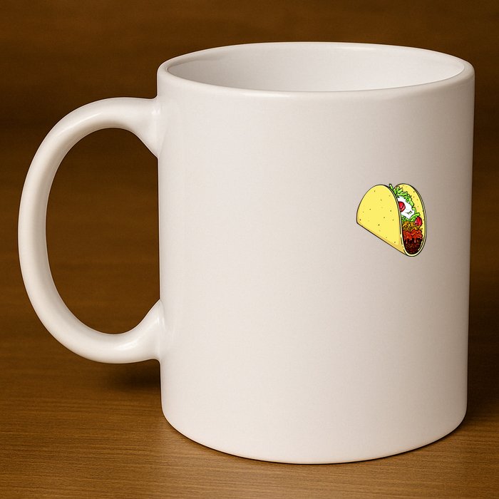 Front And Back Not Your Breakfast Taco Biden Rnc 11oz C Handle Ceramic Mug