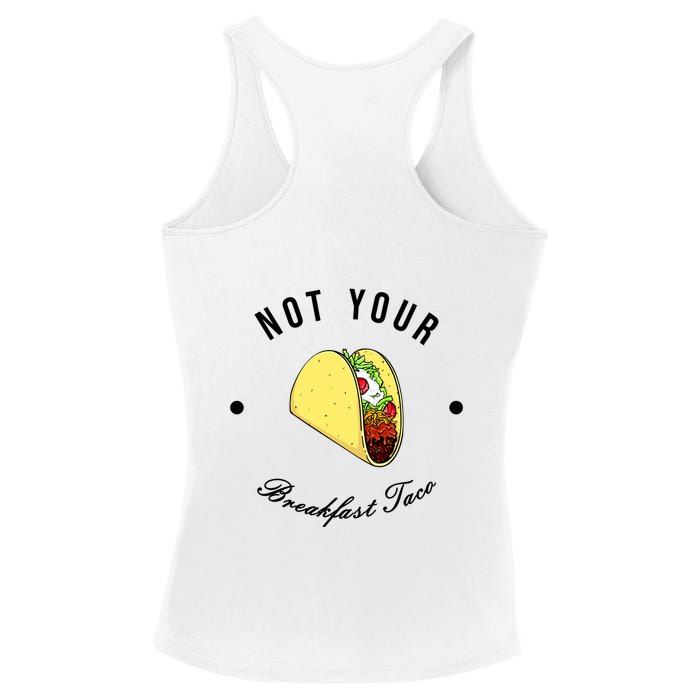Front And Back Not Your Breakfast Taco Biden Rnc Ladies PosiCharge Competitor Racerback Tank
