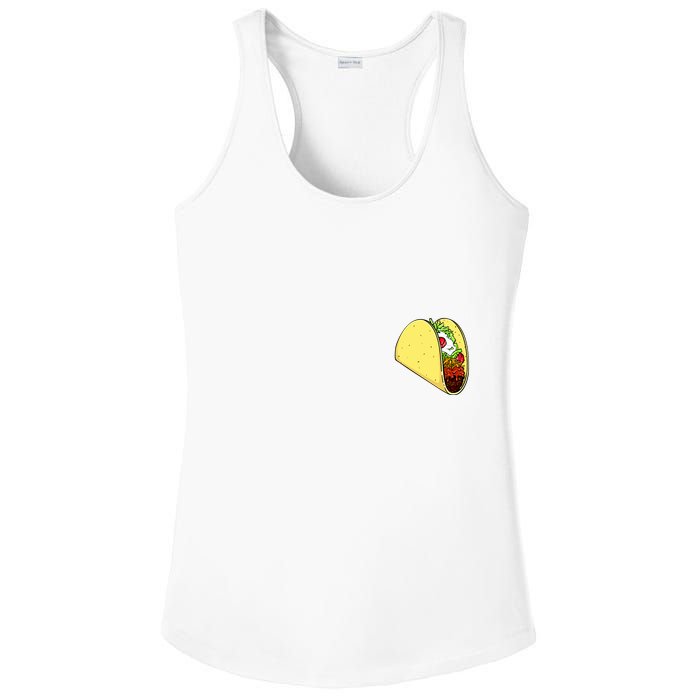 Front And Back Not Your Breakfast Taco Biden Rnc Ladies PosiCharge Competitor Racerback Tank