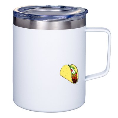 Front And Back Not Your Breakfast Taco Biden Rnc 12oz Stainless Steel Coffee Mug