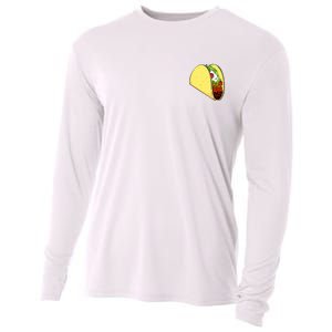 Front And Back Not Your Breakfast Taco Biden Rnc Cooling Performance Long Sleeve Crew