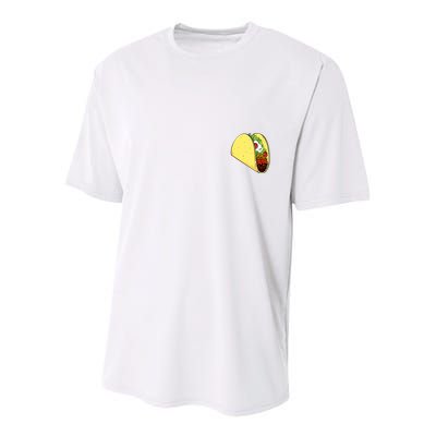 Front And Back Not Your Breakfast Taco Biden Rnc Youth Performance Sprint T-Shirt