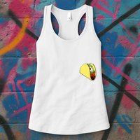 Front And Back Not Your Breakfast Taco Biden Rnc Womens Tank Top