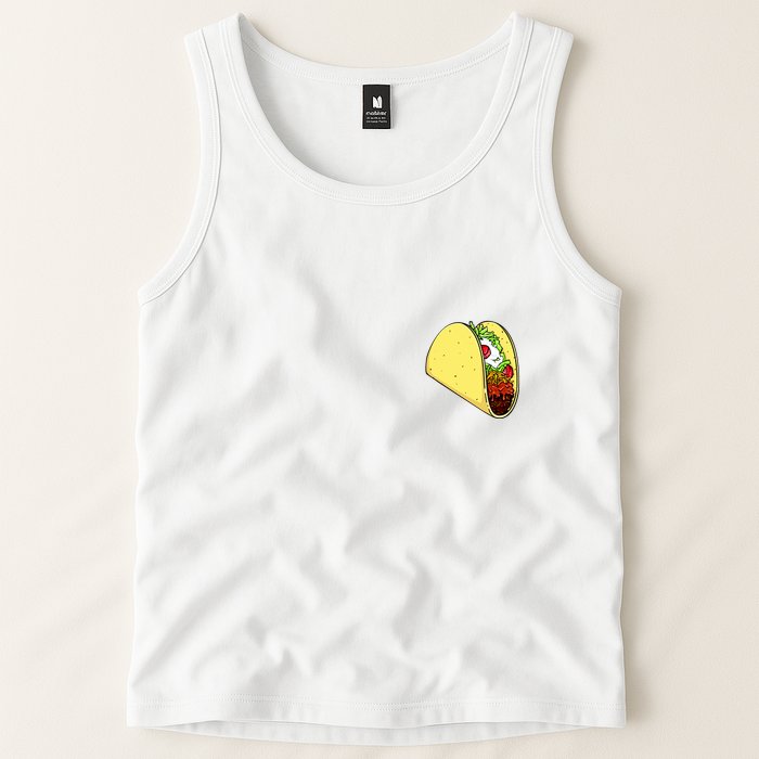 Front And Back Not Your Breakfast Taco Biden Rnc Tank Top