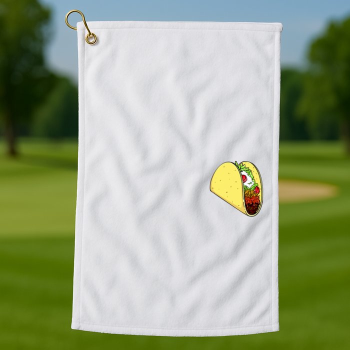 Front And Back Not Your Breakfast Taco Biden Rnc Golf Towel