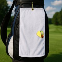 Front And Back Not Your Breakfast Taco Biden Rnc Golf Towel