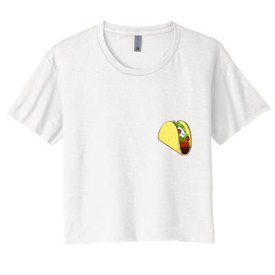 Front And Back Not Your Breakfast Taco Biden Rnc Crop Top
