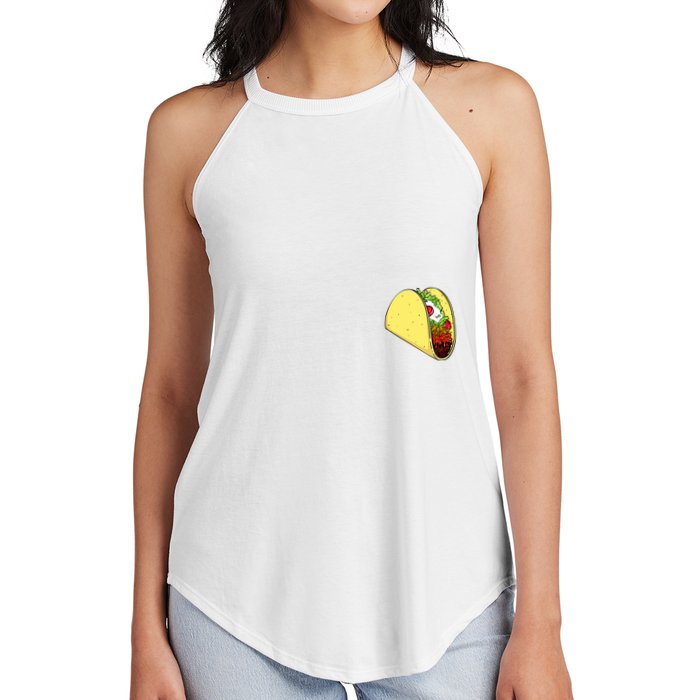 Front And Back Not Your Breakfast Taco Biden Rnc Women's Perfect Tri Rocker Tank
