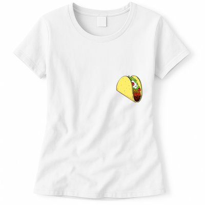 Front And Back Not Your Breakfast Taco Biden Rnc Womens T-Shirt