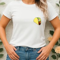 Front And Back Not Your Breakfast Taco Biden Rnc Womens T-Shirt