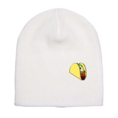 Front And Back Not Your Breakfast Taco Biden Rnc Short Acrylic Beanie