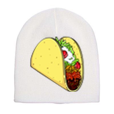 Front And Back Not Your Breakfast Taco Biden Rnc Short Acrylic Beanie