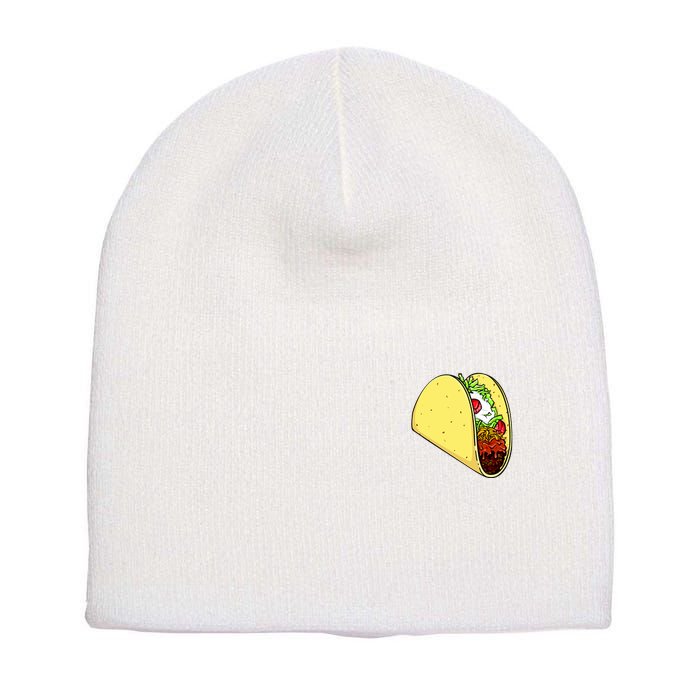 Front And Back Not Your Breakfast Taco Biden Rnc Short Acrylic Beanie