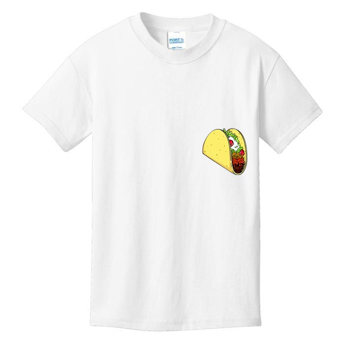 Front And Back Not Your Breakfast Taco Biden Rnc Kids T-Shirt