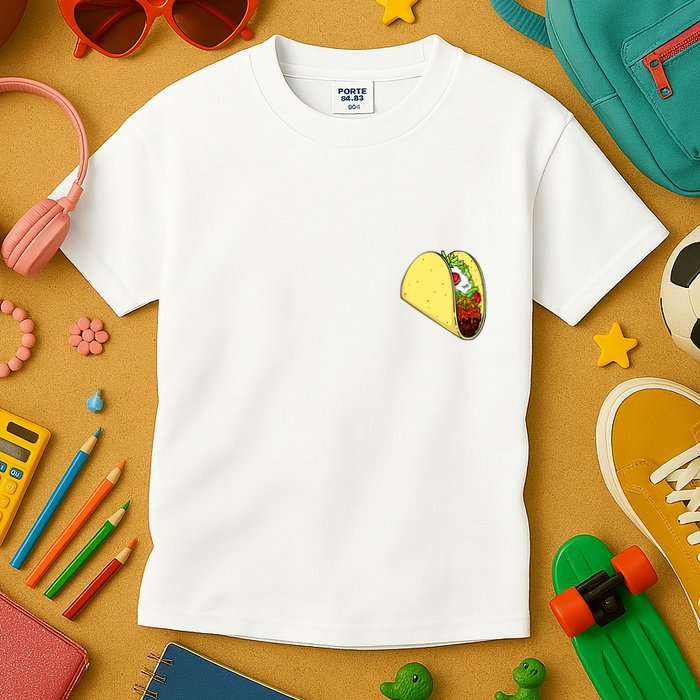 Front And Back Not Your Breakfast Taco Biden Rnc Kids T-Shirt