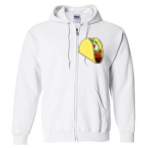 Front And Back Not Your Breakfast Taco Biden Rnc Full Zip Hoodie