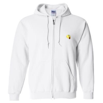 Front And Back Not Your Breakfast Taco Biden Rnc Full Zip Hoodie