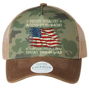 Funny Anti Biden BidenS Greatest Accomplishment Is Showing Legacy Tie Dye Trucker Hat