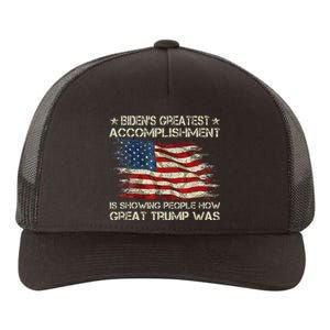 Funny Anti Biden BidenS Greatest Accomplishment Is Showing Yupoong Adult 5-Panel Trucker Hat