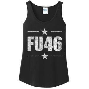 FU46 Anti Biden Pro Trump Funny Ladies Essential Tank