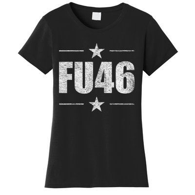 FU46 Anti Biden Pro Trump Funny Women's T-Shirt