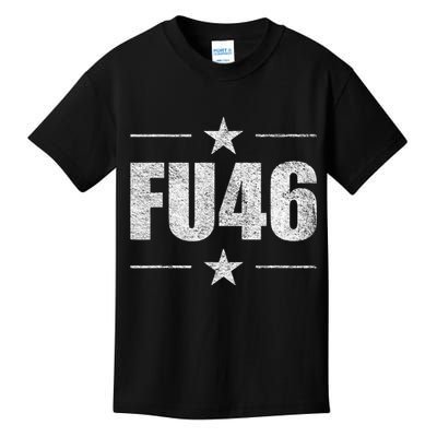 FU46 Anti Biden Pro Trump Funny Kids T-Shirt