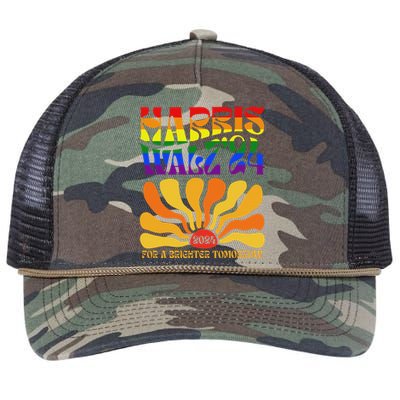 For A Brighter Tomorrow Boho Aesthetic Retro Rope Trucker Hat Cap