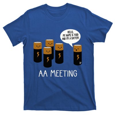 Funny Aa Battery Meeting T-Shirt