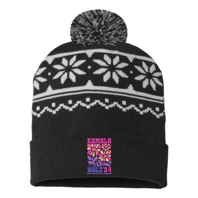 For A Brighter Tomorrow Boho Aesthetic USA-Made Snowflake Beanie