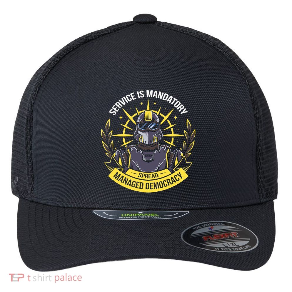 Funny Alien Bugs Are Enlist Today Flexfit Unipanel Trucker Cap