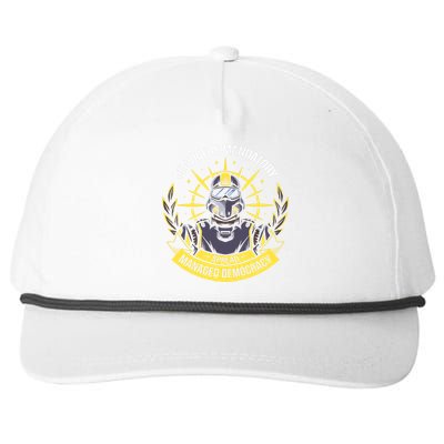 Funny Alien Bugs Are Enlist Today Snapback Five-Panel Rope Hat