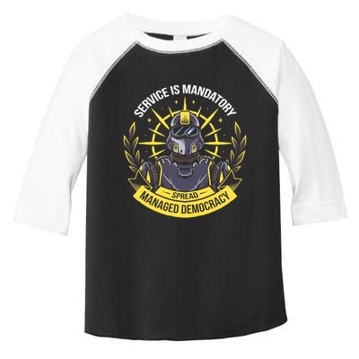 Funny Alien Bugs Are Enlist Today Toddler Fine Jersey T-Shirt