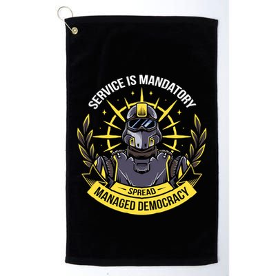 Funny Alien Bugs Are Enlist Today Golf Towel