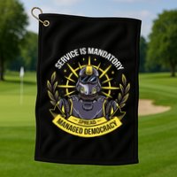 Funny Alien Bugs Are Enlist Today Golf Towel