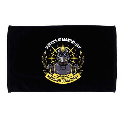 Funny Alien Bugs Are Enlist Today Microfiber Hand Towel