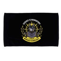 Funny Alien Bugs Are Enlist Today Microfiber Hand Towel