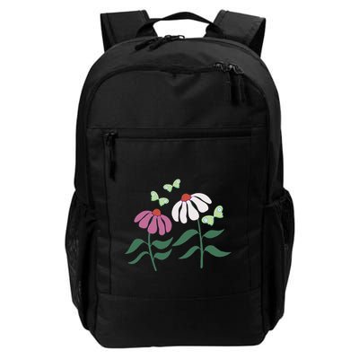 Flower And Butterfly Cone Flower And Butterflies Backpack
