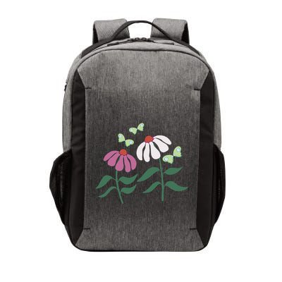 Flower And Butterfly Cone Flower And Butterflies Vector Backpack