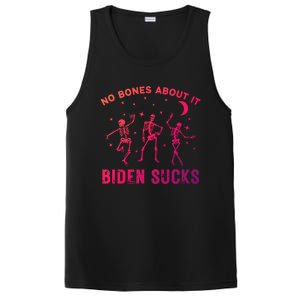 Funny Anti Biden Halloween Biden Sucks Dancing Skeletons Meaningful Gift PosiCharge Competitor Tank