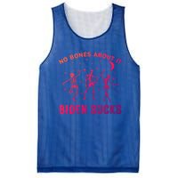 Funny Anti Biden Halloween Biden Sucks Dancing Skeletons Meaningful Gift Mesh Reversible Basketball Jersey Tank