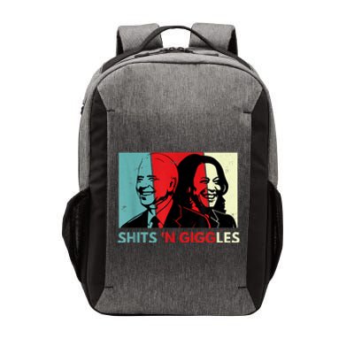 Funny Anti Biden Harris Shits 'N Giggles Political Gift Vector Backpack