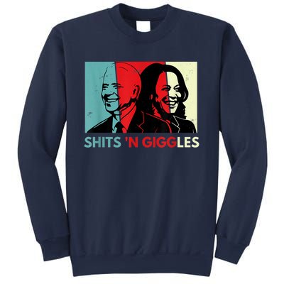 Funny Anti Biden Harris Shits 'N Giggles Political Gift Sweatshirt