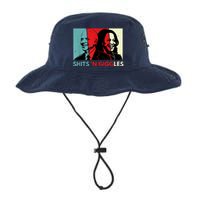 Funny Anti Biden Harris Shits 'N Giggles Political Gift Legacy Cool Fit Booney Bucket Hat