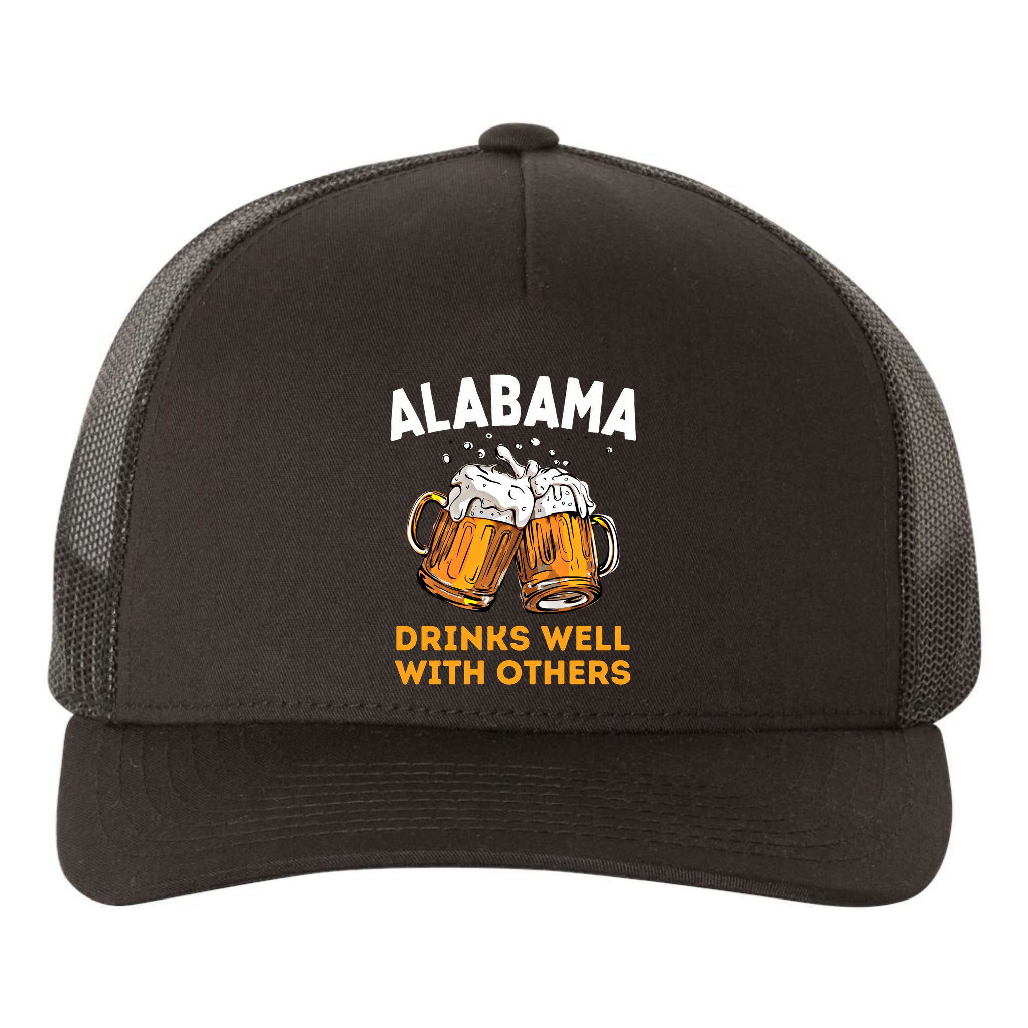 Funny Alabama Beer Ing S Well With Others Gift Yupoong Adult 5-Panel Trucker Hat