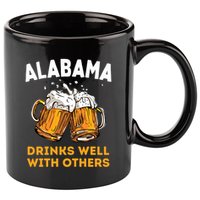 Funny Alabama Beer Ing S Well With Others Gift 11oz C Handle Ceramic Mug