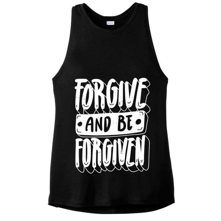Forgive And Be Forgiven Ladies PosiCharge Tri-Blend Wicking Tank
